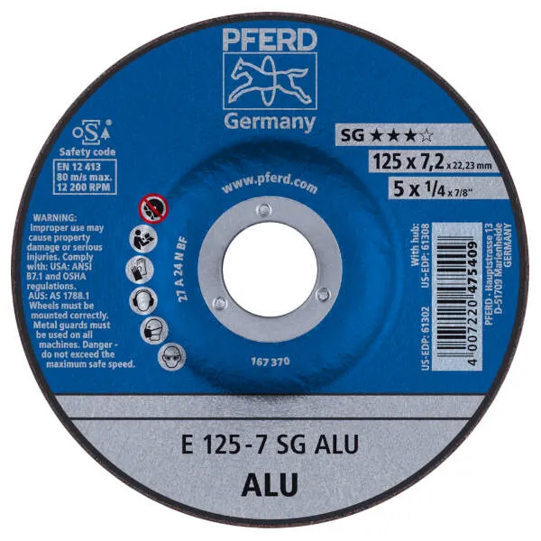 Mole da sbavo E 125-7 SG ALU Mole da sbavo E 125-7 SG ALU