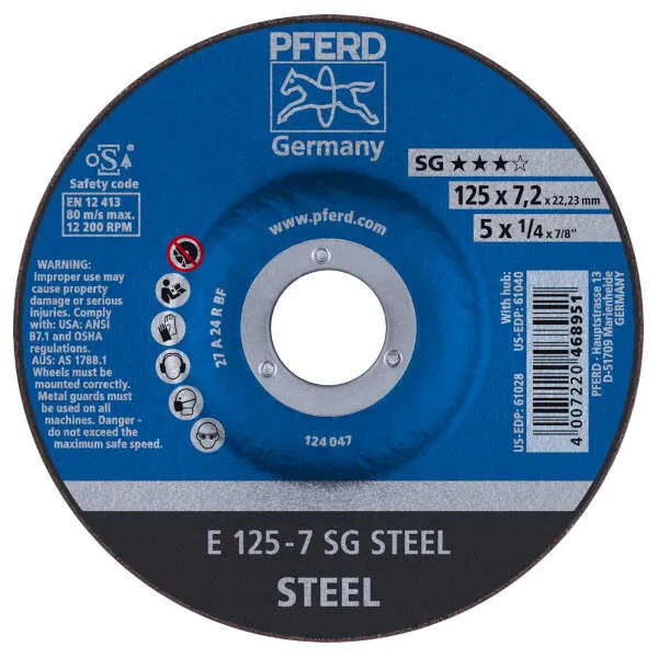 Mole da sbavo E 125-7 SG STEEL Mole da sbavo E 125-7 SG STEEL