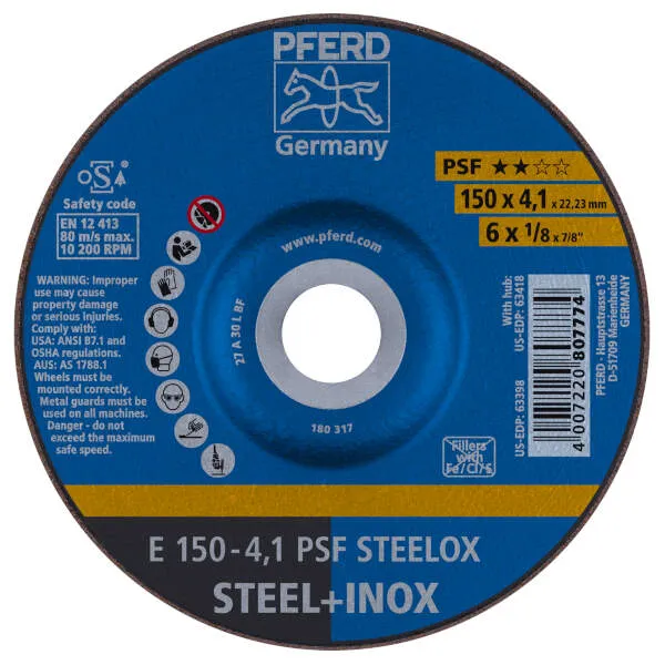Mole da sbavo E 150-4,1 PSF STEELOX