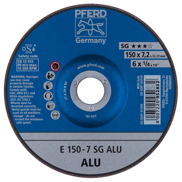 Mole da sbavo E 150-7 SG ALU Mole da sbavo E 150-7 SG ALU