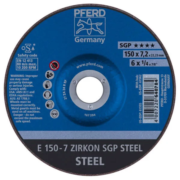 Mole da sbavo E 150-7 ZIRKON SGP STEEL Mole da sbavo E 150-7 ZIRKON SGP STEEL