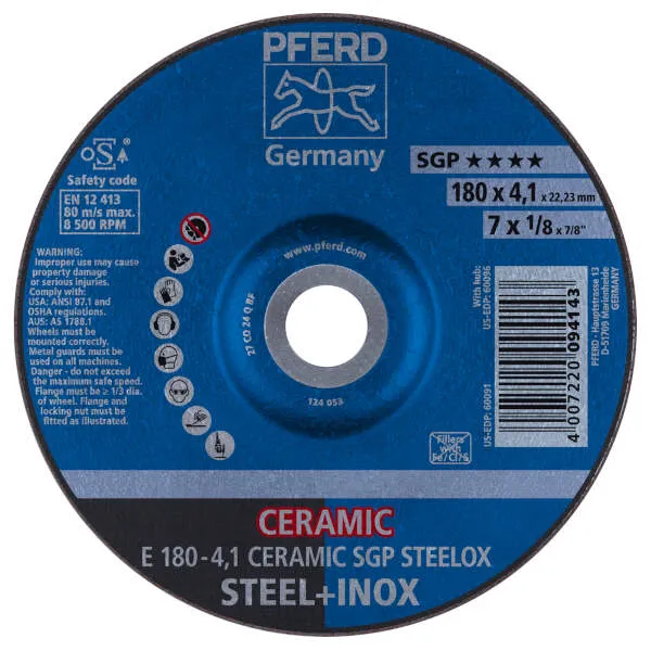 Mole da sbavo E 180-4,1 CERAMIC SGP STEELOX