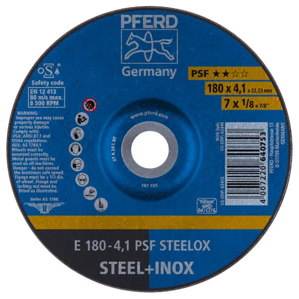 Mole da sbavo E 180-4,1 PSF STEELOX