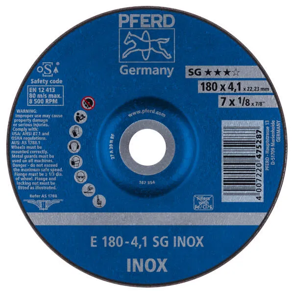 Mole da sbavo E 180-4,1 SG INOX Mole da sbavo E 180-4,1 SG INOX