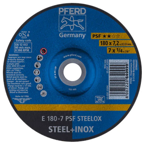 Mole da sbavo E 180-7 PSF STEELOX
