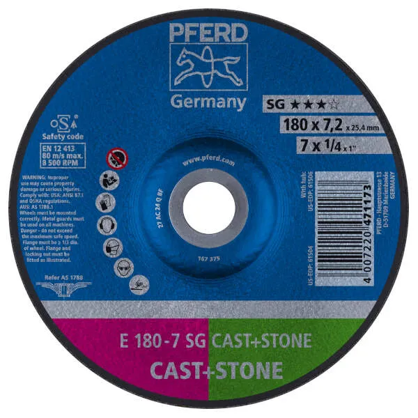 Mole da sbavo E 180-7 SG CAST+STONE Mole da sbavo E 180-7 SG CAST+STONE