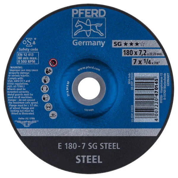 Mole da sbavo E 180-7 SG STEEL Mole da sbavo E 180-7 SG STEEL