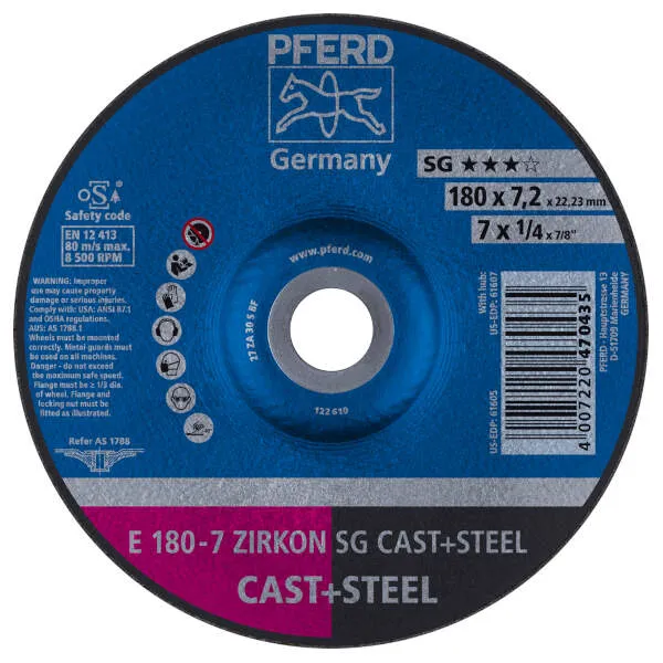 Mole da sbavo E 180-7 ZIRKON SG CAST+STEEL
