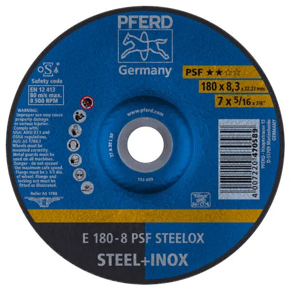 Mole da sbavo E 180-8 PSF STEELOX
