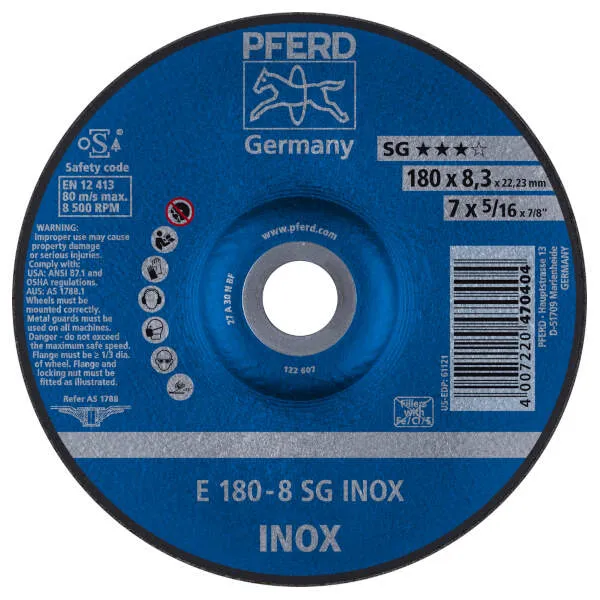 Mole da sbavo E 180-8 SG INOX Mole da sbavo E 180-8 SG INOX