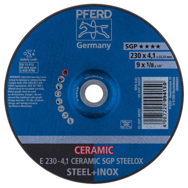 Mole da sbavo E 230-4,1 CERAMIC SGP STEELOX