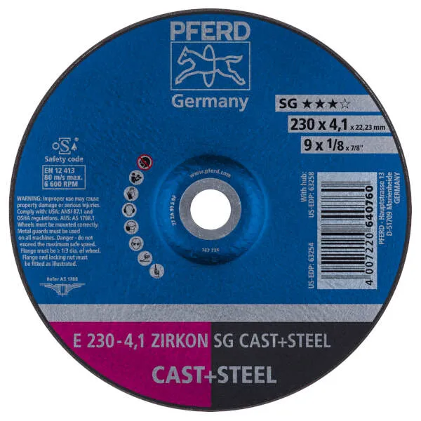 Mole da sbavo E 230-4,1 ZIRKON SG CAST+STEEL
