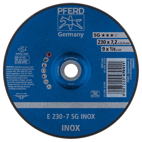 Mole da sbavo E 230-7 SG INOX Mole da sbavo E 230-7 SG INOX