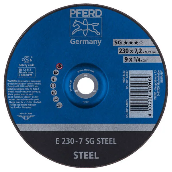 Mole da sbavo E 230-7 SG STEEL Mole da sbavo E 230-7 SG STEEL