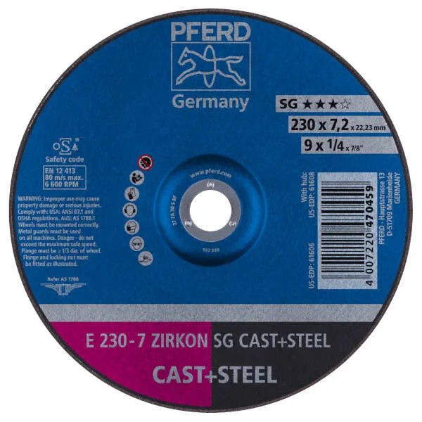 Mole da sbavo E 230-7 ZIRKON SG CAST+STEEL