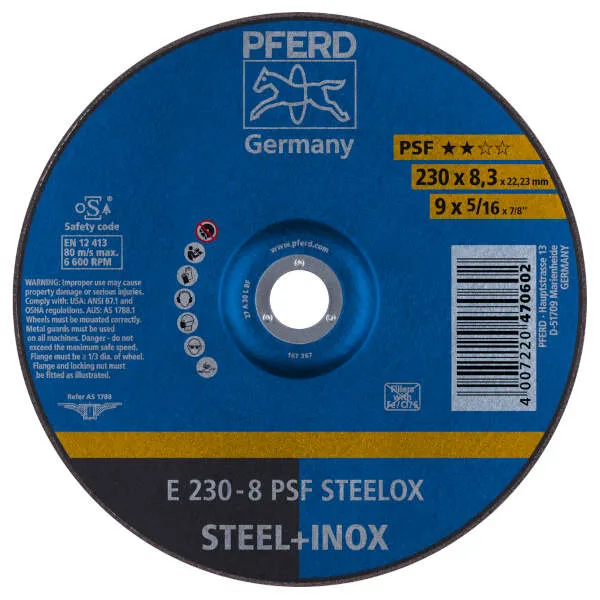 Mole da sbavo E 230-8 PSF STEELOX
