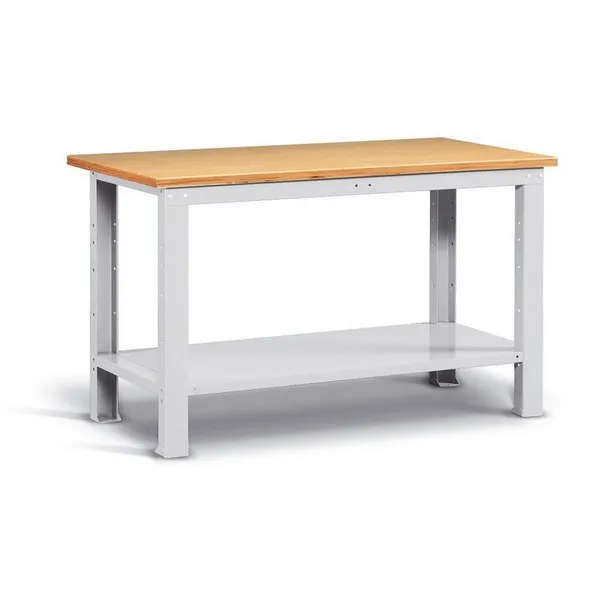 Banco Work Steel faggio 1500 x 750 x 880 Grigio