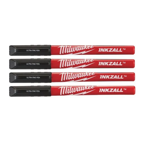 Pennarello punta Extra fine Nero 4pz