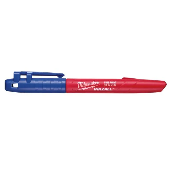 INKZALL blue marker punta fine