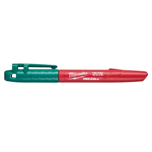 INKZALL green marker punta fine