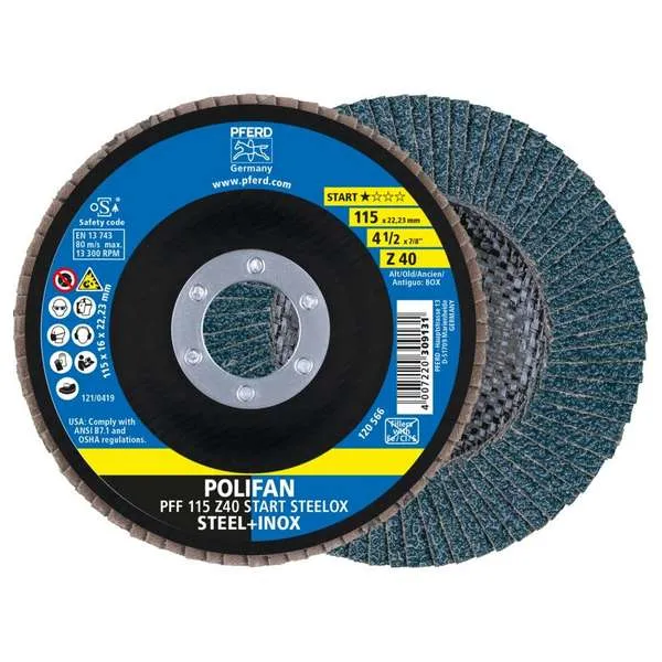 Disco lamellare Polifan PFF 115 Z 40 START STEELOX Disco lamellare Polifan PFF 115 Z 40 START STEELOX