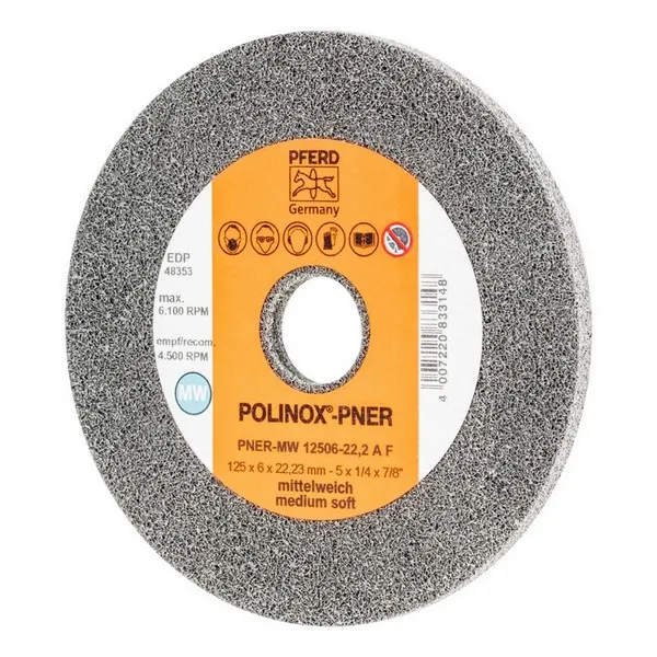 Ruote abrasive compatte PNER-MW 12506-22,2 A F