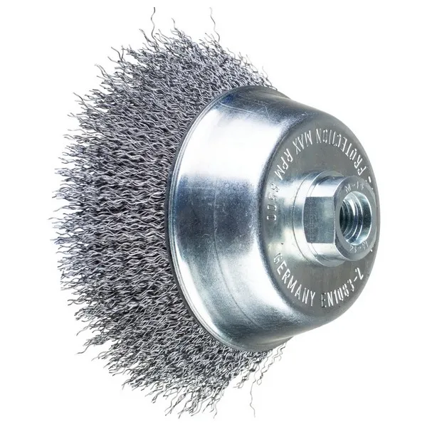 Spazzola a tazza PFERD TBU 100 M14 ST 0,30 BL.