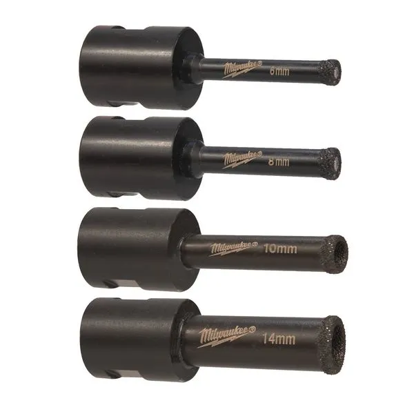 Punta diamantata attacco M14 - Set 4 PZ