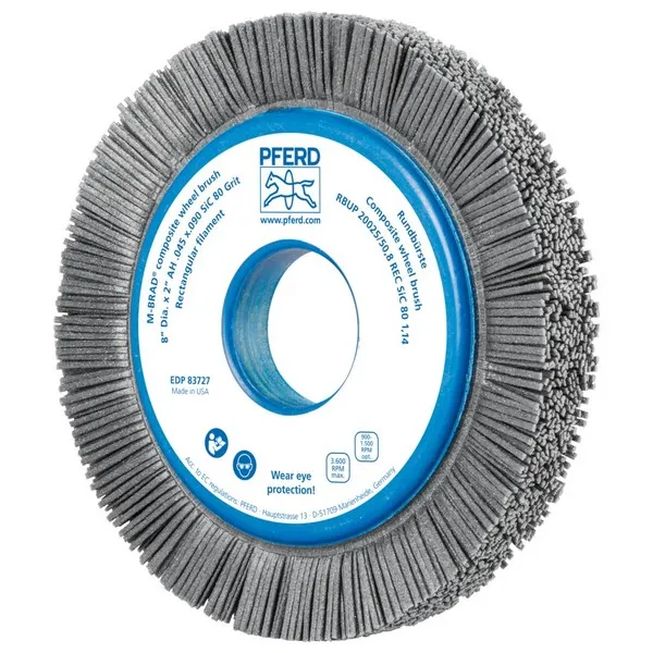 Spazzola a disco RBUP 20025/50,8 REC SiC 80 1,14