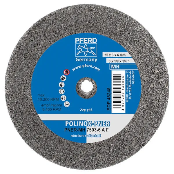 Ruota abrasiva compatta PNER-MH 7503-6 A F