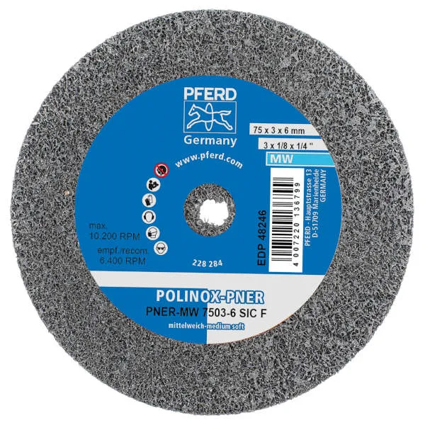 Ruota abrasiva compatta PNER-MW 7503-6 SiC F