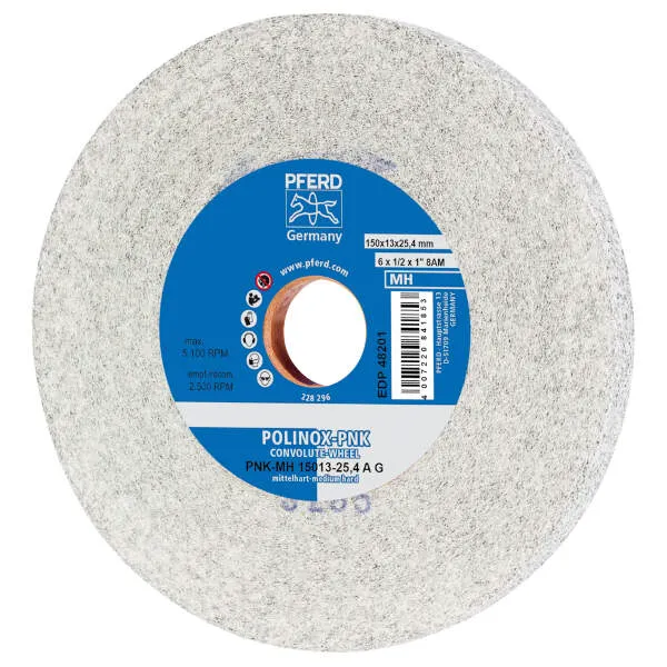 Ruota abrasiva compatta PNK-MH 15013-25,4 A G