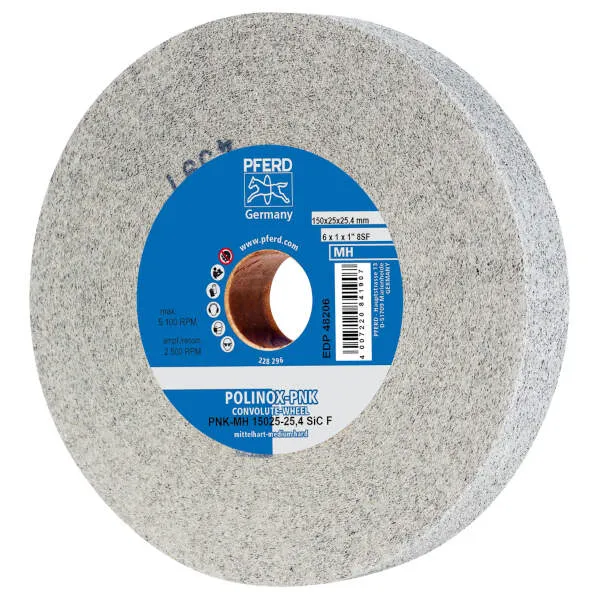 Ruota abrasiva compatta PNK-MH 15025-25,4 SiC F