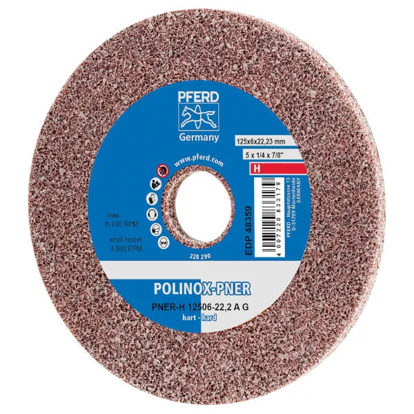 Ruote abrasive compatte PNER-H 12506-22,2 A G