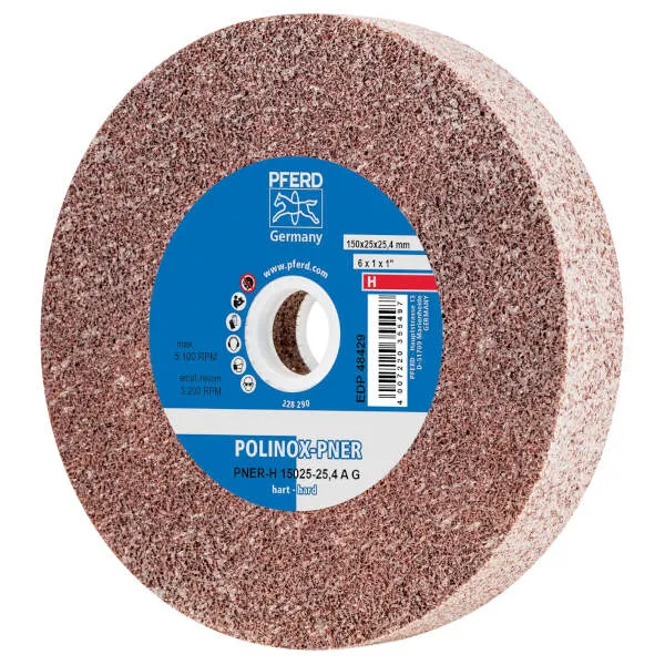 Ruote abrasive compatte PNER-H 15025-25,4 A G