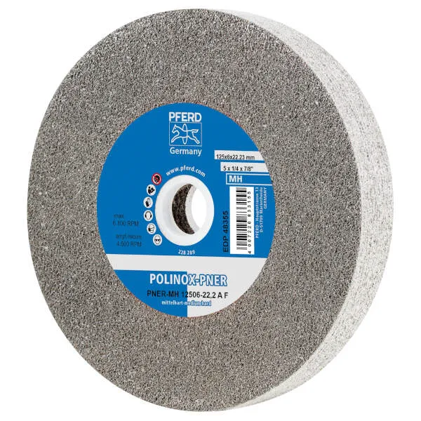 Ruote abrasive compatte PNER-MH 15025-25,4 A F