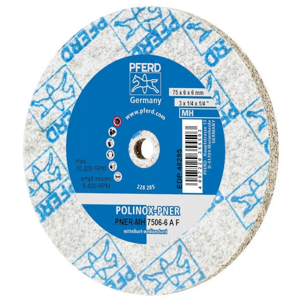 Ruote abrasive compatte PNER-MH 7506-6 A F