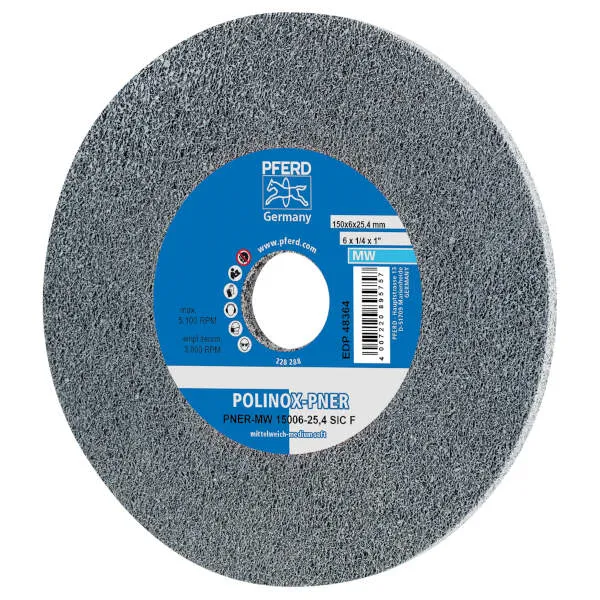 Ruote abrasive compatte PNER-MW 15006-25,4 SiC F