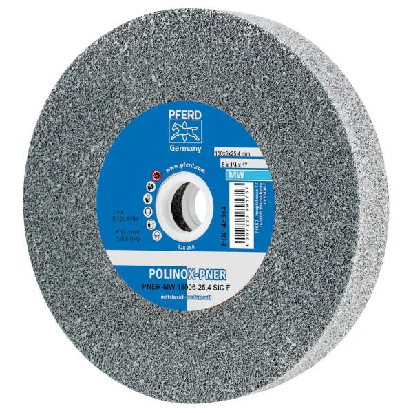 Ruote abrasive compatte PNER-MW 15025-25,4 SiC F