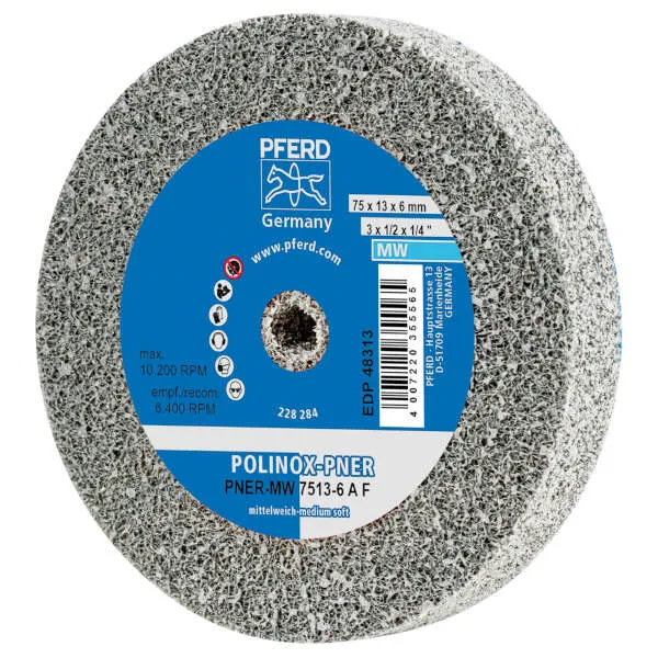Ruote abrasive compatte PNER-MW 7513-6 A F