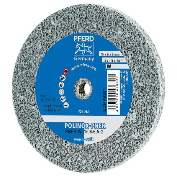 Ruote abrasive compatte PNER-W 7506-6 A G