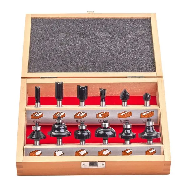 Set frese da 12 pz gambo 8 mm