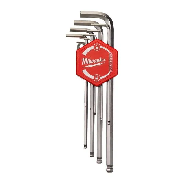 Set chiavi esagonali lunghe punta sferica 9 pz Set chiavi esagonali lunghe punta sferica 9 pz