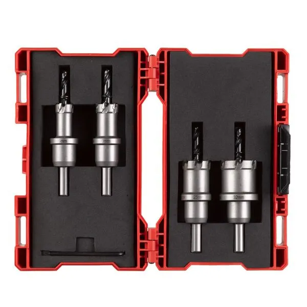 Set seghe a tazza 4 PZ - TCT per metallo