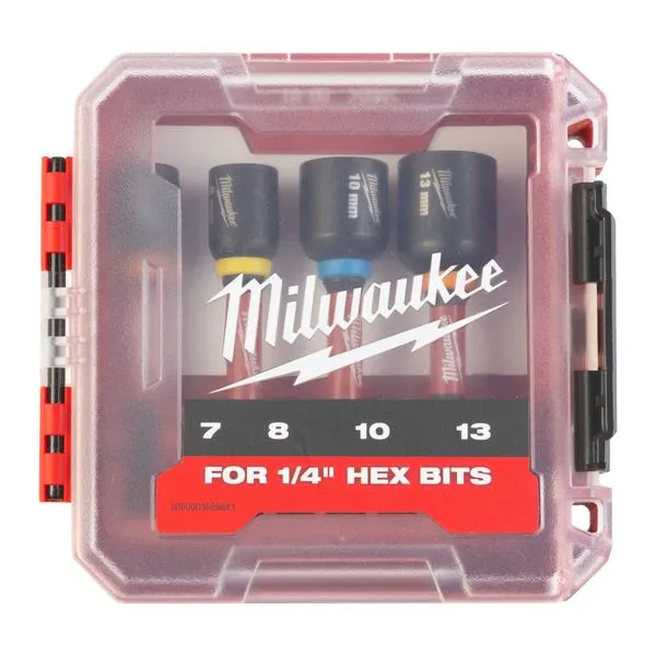 Set Bussole HEX attacco 1/4 4pz