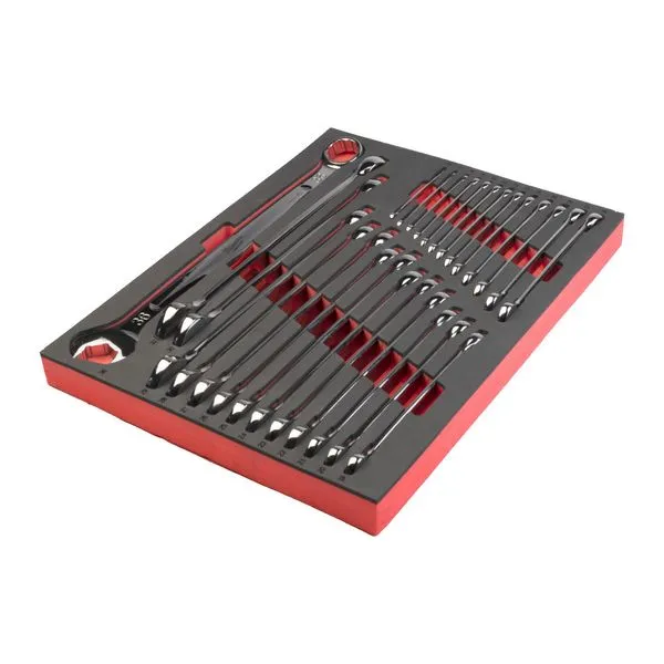Set chiavi combinate completo modulo morbido 27 pz