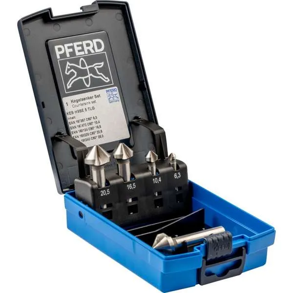 Set 5 Svasatori PFERD KES HSS Co5 DIN 335 C 90