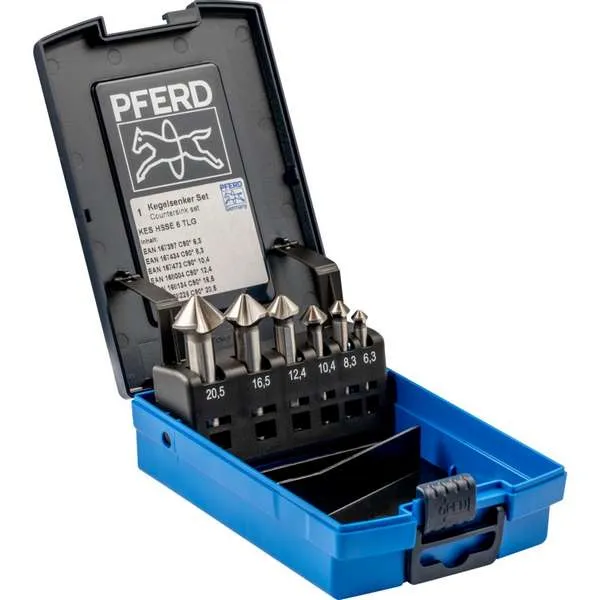 Set 6 Svasatori PFERD KES HSS Co5 DIN 335 C 90