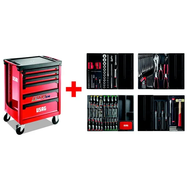 Carrello Start autoriparazione (154 pz) 516 ST6PM