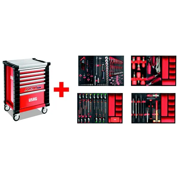 Carrello Racing manutenzione (156 pz) 519 RS6/3MM